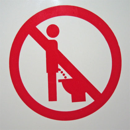 Sign No Peeing