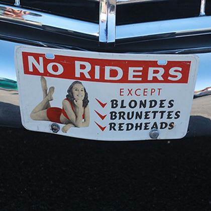 Sign No Riders