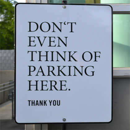 Funny Sign Parking